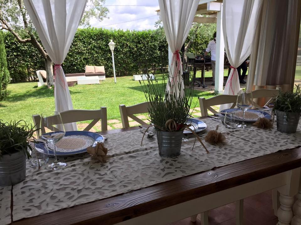 Bio Agriturismo Il Melograno Di Banditella Ristorante 알베레세 외부 사진